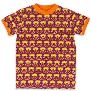 Beb & Ooo Organic T-shirt – Flower Blocks (Last one! 11-12y)