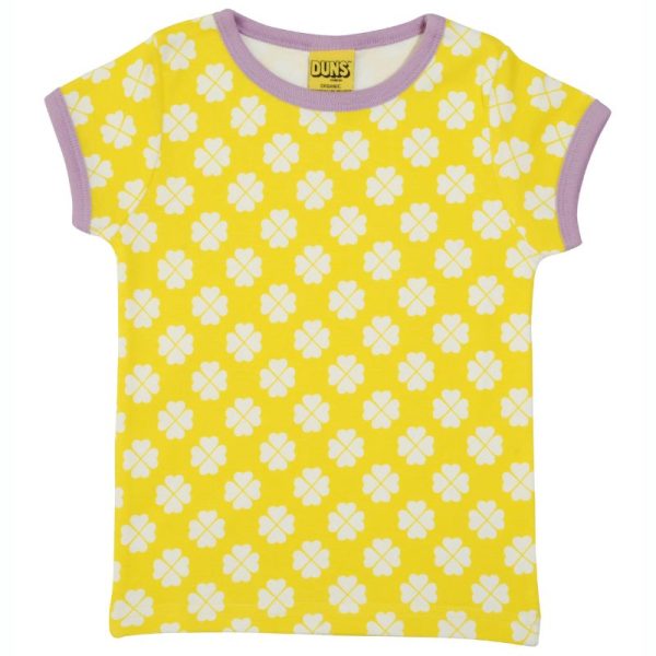 DUNS Sweden Kids Clover T-shirt – Yellow (Only 2 left! 9-10 & 10-11y)