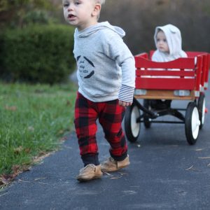 Red Buffalo Plaid Flannel Boy Pants Toddler Pants Fall Winter Boy Pants Red Baby Leggings Buffalo Check Red Buffalo Plaid Baby Leggings