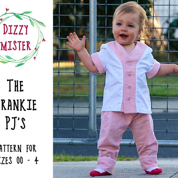 Kids pyjama sewing pattern, PJs PDF pattern, boys pyjamas digital download, girls jammies sewing pattern, toddler PJs sewing pattern