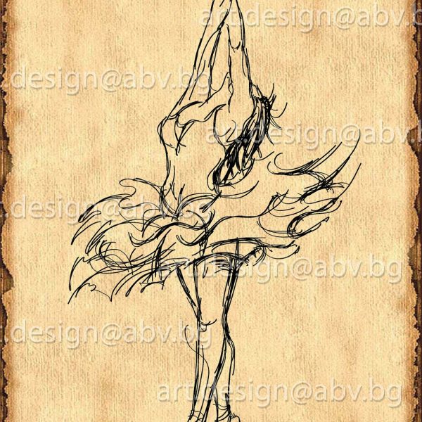 Vector BALLERINA, ai, eps, PNG, pdf, svg, dxf, jpg Image Graphic Digital Download Artwork, figurante, ballet slippers, graphical, music