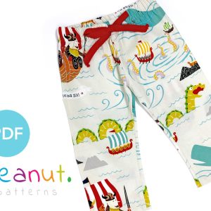 Woven Pajama PJ Pant Sewing Pattern • PDF Sewing Pattern • Baby, Kid, Toddler, Infant, Child • Peanut Patterns Stevie #18