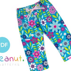 Woven Pajama PJ Pant Sewing Pattern • PDF Sewing Pattern • Baby, Kid, Toddler, Infant, Child • Peanut Patterns Stevie #18