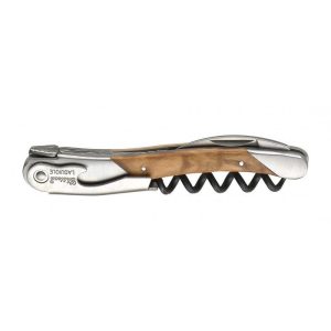 Chateau Laguiole (Naturalwood) – Corkscrew Wine Opener Engraved – Laguiole France – French Made – Wine Key Bottle Opener – Personalized