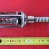 Vintage brass open frame corkscrew with butterfly winder c 1900