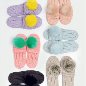 Crochet PATTERN Easy Slipper Pattern Chunky Yarn/Crochet Pattern Summer Slippers/Instant Download/Gift Idea/Beginner Crochet Diy