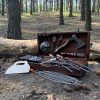 Tripod for fire pit | Outdoor kitchen set | Kettle goulash tripod, Dutch oven tripod | Frame for cooking over fire