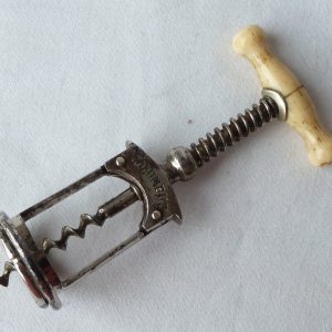 Miniature German Columbus Steel Corkscrew Antique