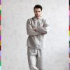 Cargo Pants and Shirt Set, Linen two piece set Jacket and Cargo Pants with Pockets, Linen Travel & Lounge Set, Mothers Day Gift