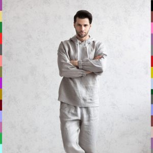 Linen Fitness Set. Linen Activewear. Sport Suit Men. Linen Sports Set. Workout Clothes. Men’s Sportswear. 100% Pure Linen (Italy)