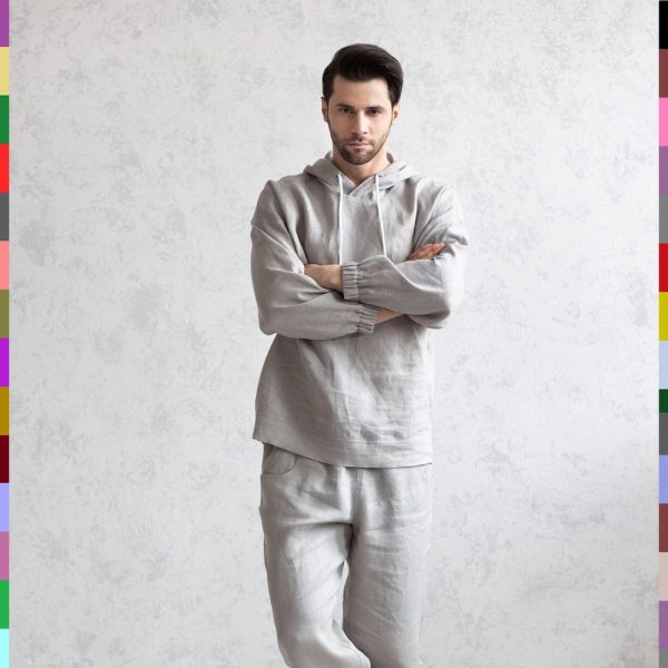 Linen Fitness Set. Linen Activewear. Sport Suit Men. Linen Sports Set. Workout Clothes. Men’s Sportswear. 100% Pure Linen (Italy)