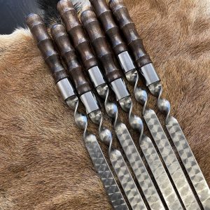 BBQ skewers set, Kebab set, BBQ grill accessories