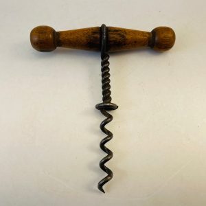 T-Bar Corkscrew with Turned Wood Handle