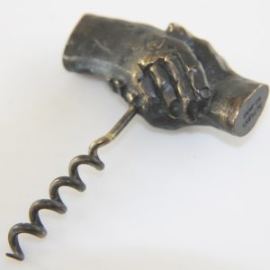 Old friendship hand corkscrew/figural corkscrew