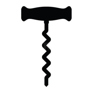 Corkscrew Svg Clipart image, Cricut Svg image, Dxf, Pdf, Eps, Jpg, Png, Svg, Silhouette, Cameo, Design