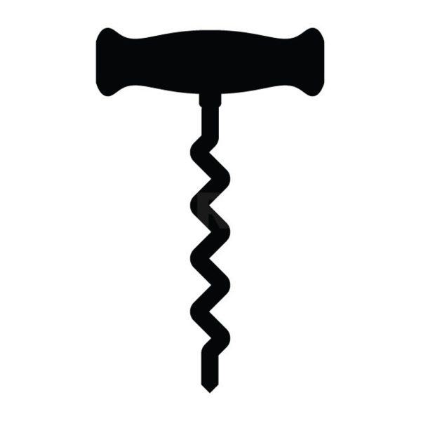 Corkscrew Svg Clipart image, Cricut Svg image, Dxf, Pdf, Eps, Jpg, Png, Svg, Silhouette, Cameo, Design