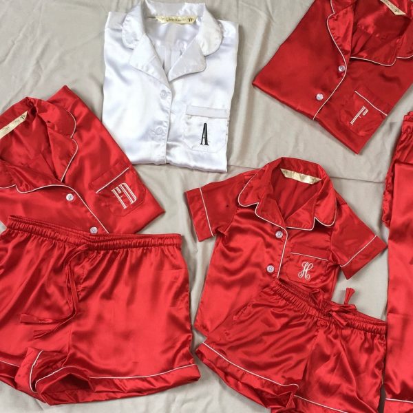 Matching Christmas Pajamas Shirt short pant set for family party and holiday stay . Matching family pyjamas available.