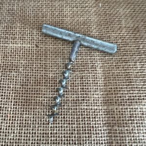 An industrial design design vintage  metal corkscrew