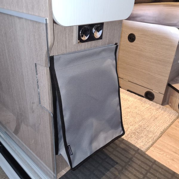 Garbage can waste bag for motorhomes, caravans, campers of all kinds