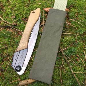 Carrying Case for Silky Gomboy 240 Folding Saw Pouch Holster Bushcraft Outdoor Saw Canvas Waxed Olive Green Survival Wood Fire Camping