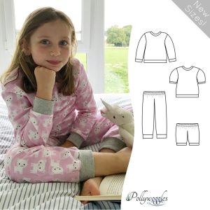 Cotton Flannel Pajama Pattern – Simcoe – PDF – 2-18Y