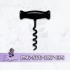 Old propeller cage corkscrew with pigtail wick | Vintage France Wine Art 1950