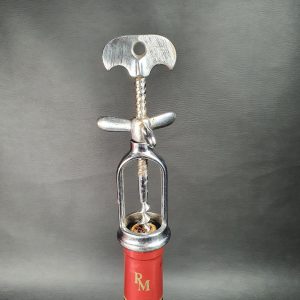 J. PERILLE | Rare Old helix cage corkscrew with pigtail wick | Manufactured by Jacques PERILLE PARIS | Art of wine France S1900