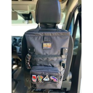 Seatback bag for gear and storage hiking bag campervan accessory vanlife van storage road trip vehicle organizer van conversion gift