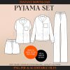 EDITABLE Pajama Slumber Birthday Party Placemat. Sleepover Party Personalised Name Coloring & Game Table Decoration Printable File DIY K150