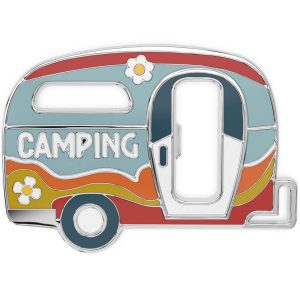 LANOLU Bottle Opener Magnet Camping Bus, Motorhome Gift, Camping Gadgets Caravan, Camper Gifts, Magnetic Metal