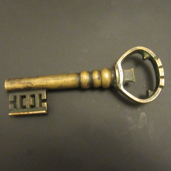 Vintage German Brass Corkscrew bottle opener – Skeleton Key Corkscrew bottle opener,Wine Opener – M.I. Germany