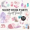 EDITABLE Pajama Slumber Birthday Party Placemat. Sleepover Party Personalised Name Coloring & Game Table Decoration Printable File DIY K150