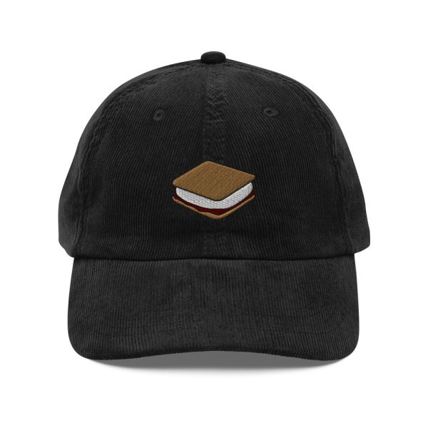 Cute Smores Embroidered Cap | Gift For Smores Lovers | Camping Dessert Vintage Cap | Sustainable Hat | For Him & Her