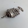 Antique Victorian painted direct pull corkscrew. c. mid 19th century