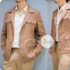 Linen loungewear set ASPEN. Short sleeve pyjama. Men’s pyjama sets.