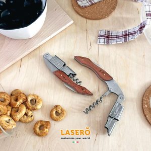 Wine Corkscrew Laser Engraved – Wine Opener Engraved Sommelier Gift, Server Gift Custom Opener Party Gifts, Birthday Gift