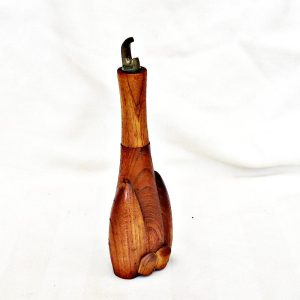 wooden corkscrew and bottle opener shaped bird  vintage  bottle opener and corkscrew  natural wood  unique opener bar set