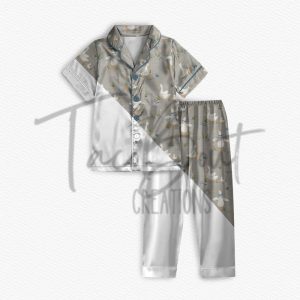 2 piece short top long pants Pajama mock-up, realistic Procreate mock-up, realistic Photoshop mock-up, customizable pajama mockup