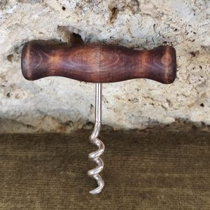 Vintage wooden corkscrew