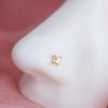 3pcs 20G Christmas L Shape Silver Nose Stud/Nose Ring/Nose Jewelry/Nose Piercing/Bowknot Nose Stud/Straight Stud/Tiny Nose Stud/Gift For Her