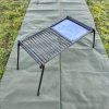 Canvas Knife Roll Bag for Camping with hanging provision. Cutlery Holder for travelling