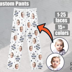 Custom Face Pajama pants,Best dad ever,Gift for dad/mom,Custom Pajamas pants,best mom ever,Birthday Day gift,Happy mother’s day,dog/kid face