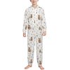 Back Zipper Pajama Special Need Toddler Gift PJ Set Reverse Zip Large Size Kid Clothing Anti-Strip One Piece Autism Mom Gift Down Syndrome