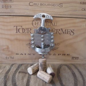 1960s Zig Zag Corkscrew French Corkscrew Wine Bottle Opener Collectibles Corkscrew Wine Accessories Wine Gifts