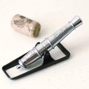 Wine opener MINIATURE CANNON, Corkscrew military couple gift, Home bar accessories Soviet union