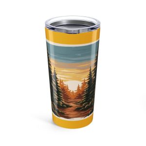 Sunset Forest Tumbler 20oz, Adventure Mug, Nature, Camping Accessory, Eco-Friendly Drinkware, gift for mom, gift for her, gift for him