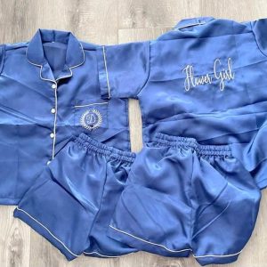 Flower Girl Getting Ready Outfit, Junior Bridesmaid Pajamas, Matching Bridesmaid PJs, Personalized Gifts for Birthday, Flower girl Gifts