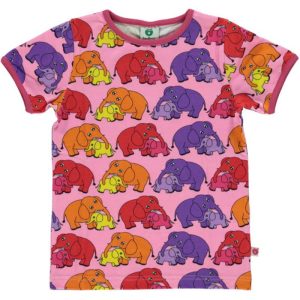 Smafolk Elephant T-Shirt – Sea Pink