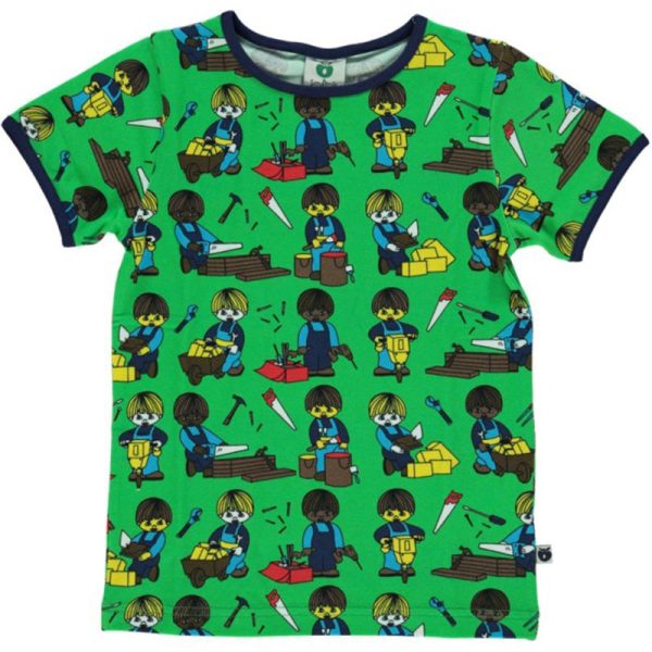 Smafolk Construction Workers T-Shirt – Green