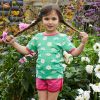 Toby Tiger Rainbow Snail Appliqué T-shirt